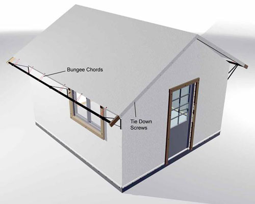 Bungalow Assembly Step 9