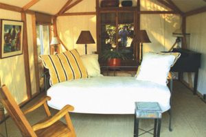 Luxury Cabin Tent interior
